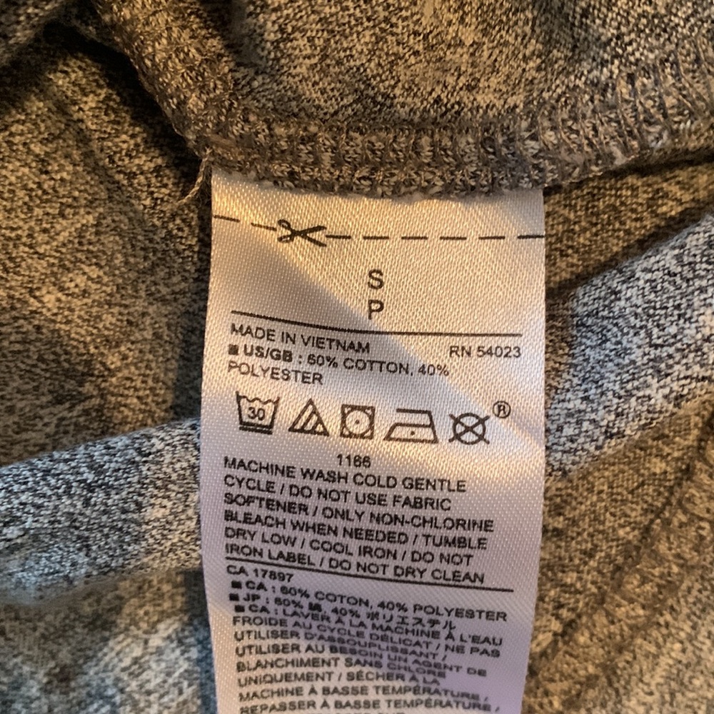 Banana Republic Quick Dry Pullover Grey Small - Picture 4 of 5